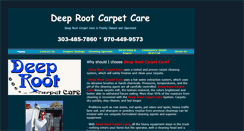 Desktop Screenshot of deeprootcarpetcare.com